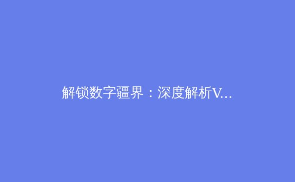 解锁数字疆界：深度解析VPN技术演进与2024年隐私保护新趋势 - 2