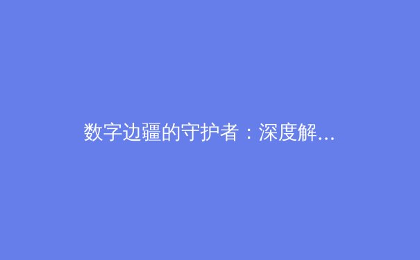 数字边疆的守护者：深度解析VPN技术演进与未来资讯安全趋势 - 3